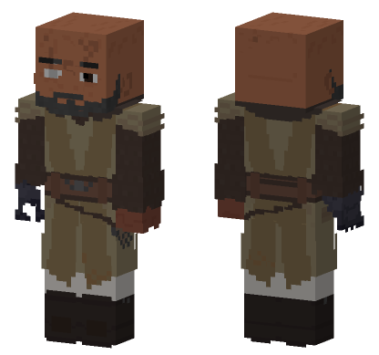 Star Wars Mace Windu Future Minecraft Bedrock skin
