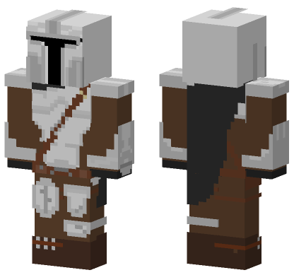 Star Wars Mando Din Djarin Minecraft Bedrock skin