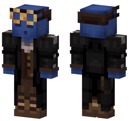 Steampunk Slime Minecraft Bedrock skin
