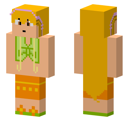 Stella Winx Club 2004 Minecraft Bedrock skin