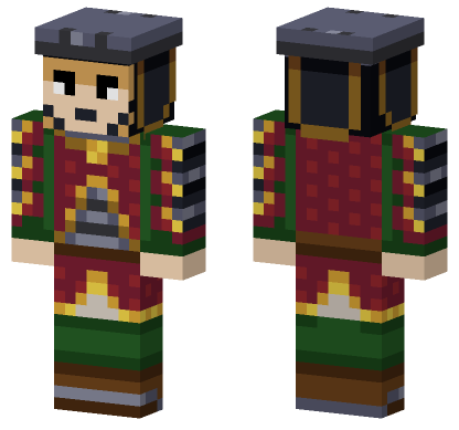 Steppes Warrior 1 Minecraft Bedrock skin