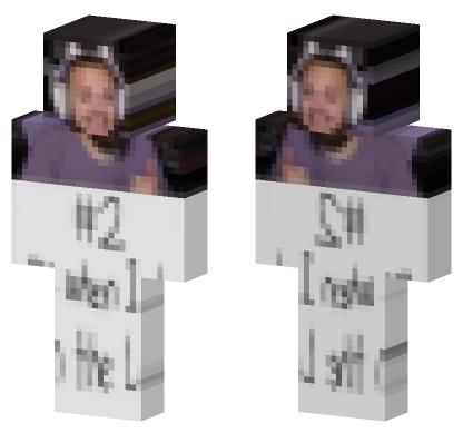 Stepping On Lego Skin Minecraft Bedrock skin