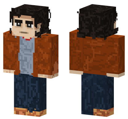 Steve Harrington Strange Things Skin Minecraft Bedrock skin