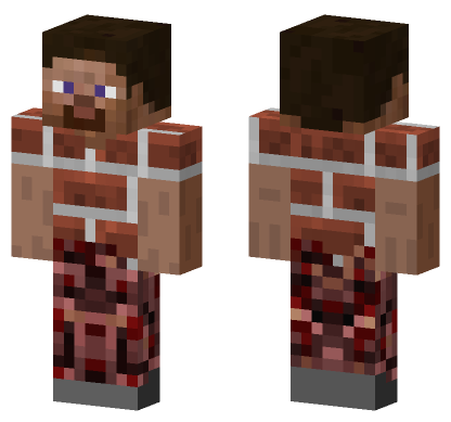 Steve In Brick Minecraft Bedrock skin
