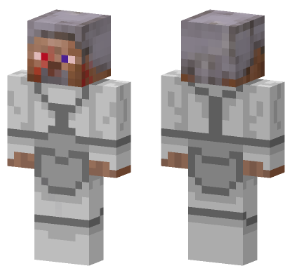 Steve Viltrumite Stage 3 Bloodshot Minecraft Bedrock skin