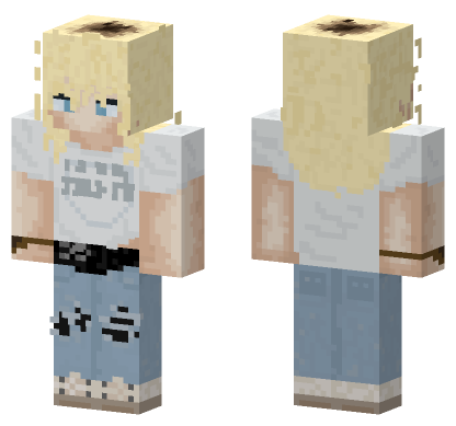 Steven Adler Guns N Roses 80s Minecraft Bedrock skin