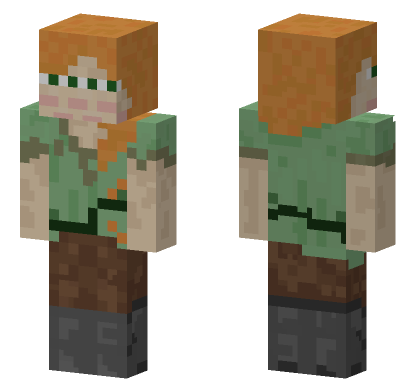 Still Life Alex Minecraft Bedrock skin
