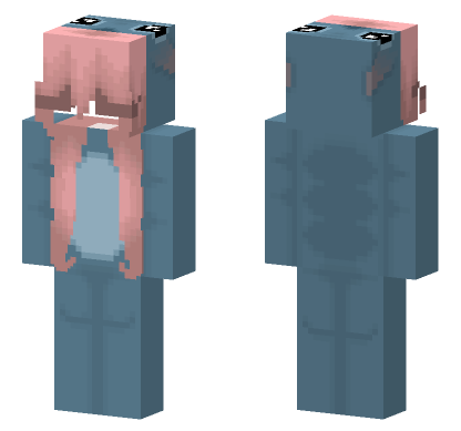 Stitch Girl Faceless Minecraft Bedrock skin