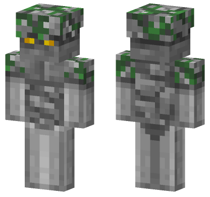 Stone Rock Creature Minecraft Bedrock skin