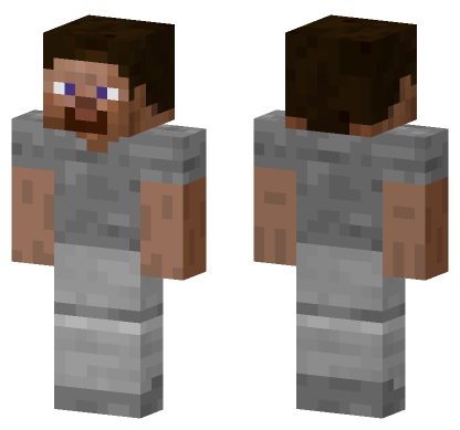 Stone Steve Minecraft Bedrock skin