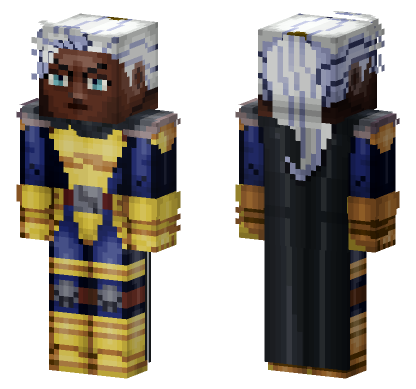 Storm X-Men 97 Minecraft Bedrock skin