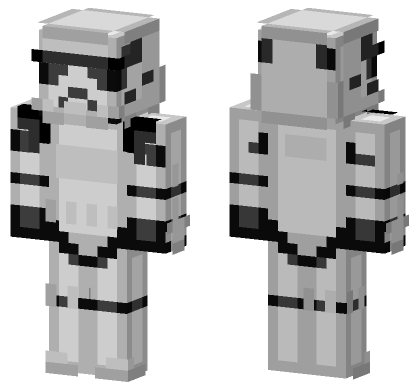 Stormtrooper Skin Minecraft Bedrock skin