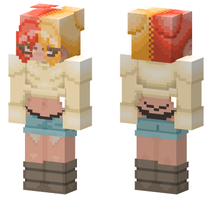 Strawberry Blond 6731504 Minecraft Bedrock skin