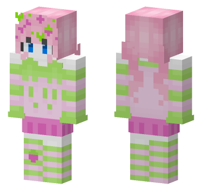 Strawberry OC Minecraft Bedrock skin