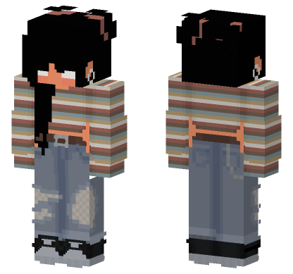 Stripes 4807642 Minecraft Bedrock skin