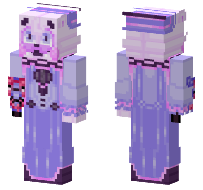 Stylized Funtime Freddy Minecraft Bedrock skin