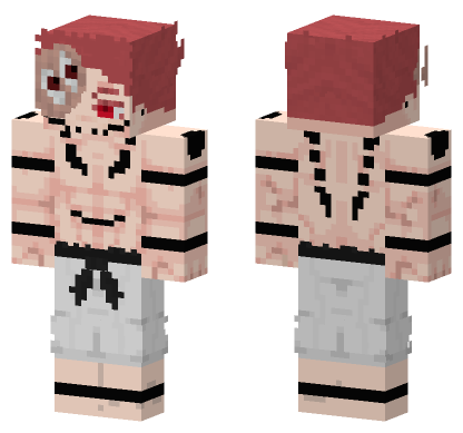 Sukuna Heian Skin Minecraft Bedrock skin