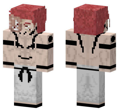 Sukuna JJK Manga Minecraft Bedrock skin