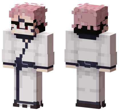 Sukuna Yuji Head Minecraft Bedrock skin