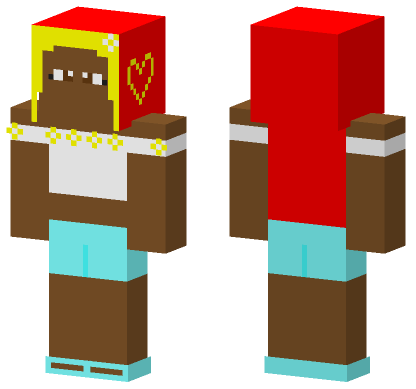 Summer Outfit Minecraft Bedrock skin