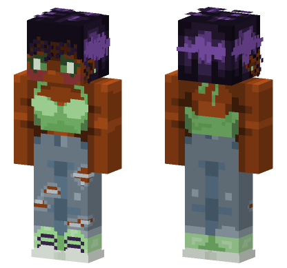 Summer Time Beach Outfit Minecraft Bedrock skin