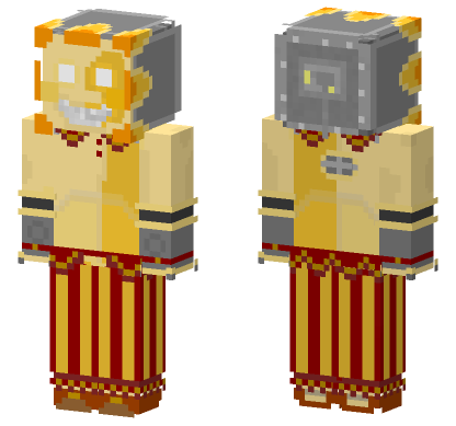Sundrop Mr Sun Minecraft Bedrock skin