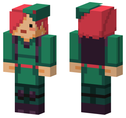 Super Time Force Aimy McKillin Minecraft Bedrock skin