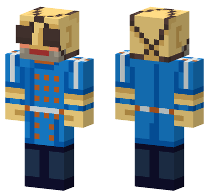 Super Time Force Commander Minecraft Bedrock skin