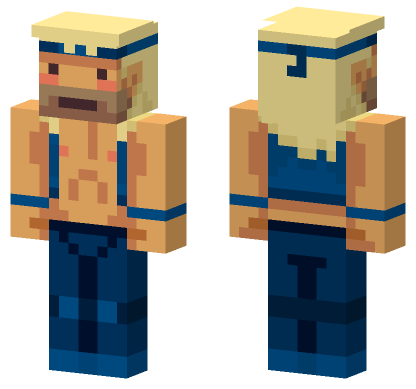 Super Time Force Jef Leppard Minecraft Bedrock skin