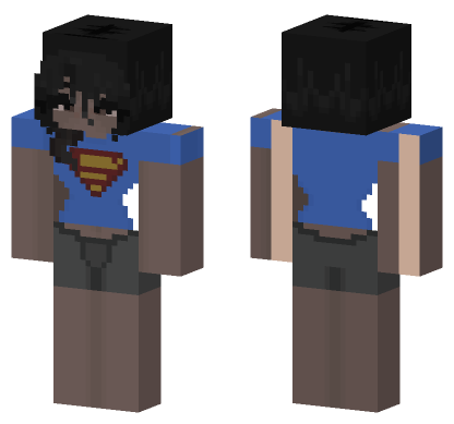 Supergirl Pajamas Minecraft Bedrock skin