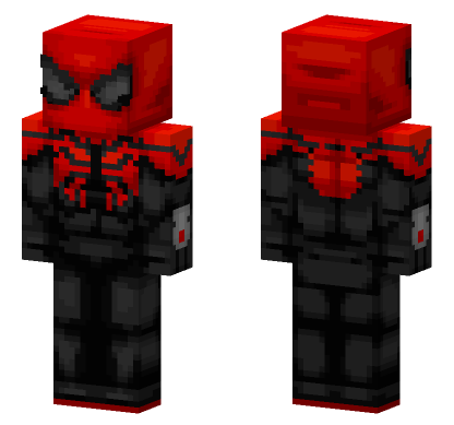 Superior Spider-Man Skin Minecraft Bedrock skin