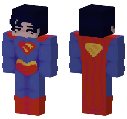 Superman 2025 Minecraft Bedrock skin