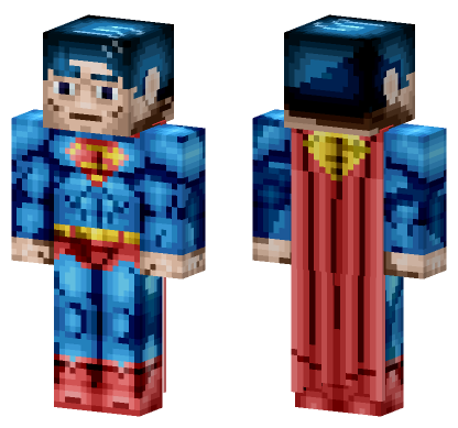 Superman Classic Issue 11 Minecraft Bedrock skin