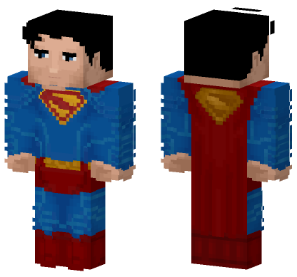Superman David Corenswet Minecraft Bedrock skin