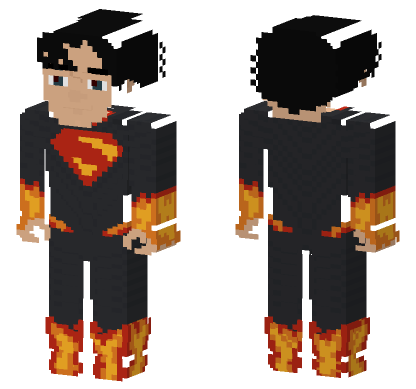 Superman No Cape Minecraft Bedrock skin