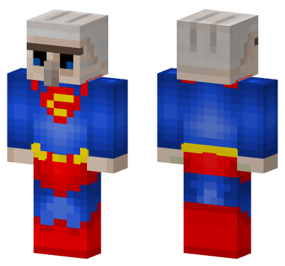Superman Skin Minecraft Bedrock skin