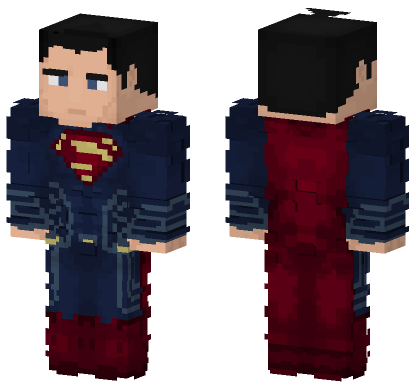Superman Skin Minecraft Bedrock skin