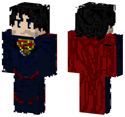 Superman Skin Minecraft Bedrock skin