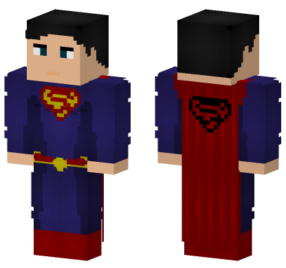 Superman Smallville Season 11 Minecraft Bedrock skin