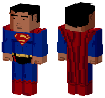 Superman The Animated Series Minecraft Bedrock skin