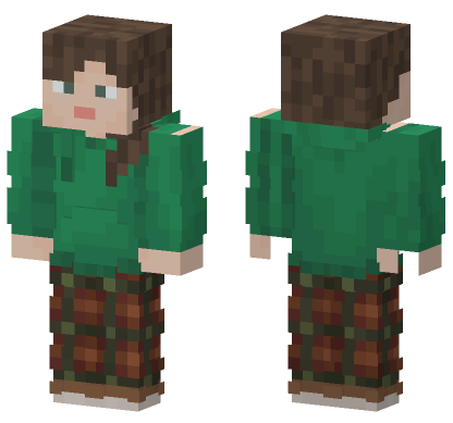 Survid Hood Down Minecraft Bedrock skin