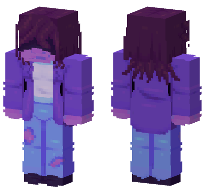 Susie Light World Hair Minecraft Bedrock skin