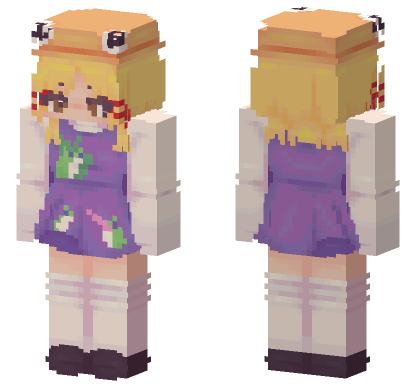 Suwako Moriya Touhou Project Minecraft Bedrock skin