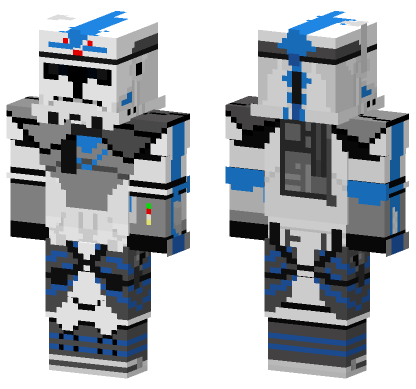 SW TCW ARC Clone Trooper Fives Minecraft Bedrock skin