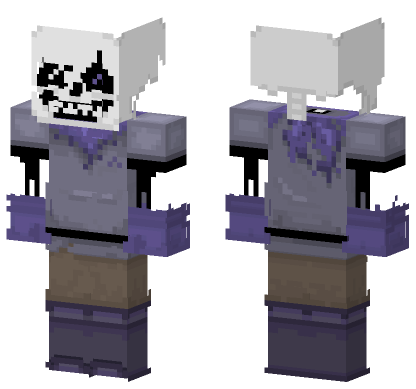 Swapfell Sans Skin Minecraft Bedrock skin