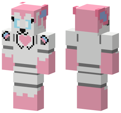 Sylveon Eeveelution Nights Minecraft Bedrock skin