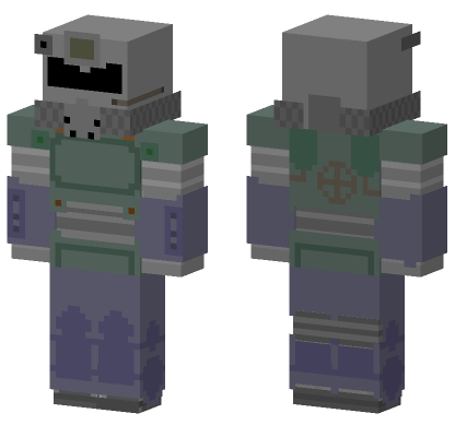 T 51 Power Armor Minecraft Bedrock skin
