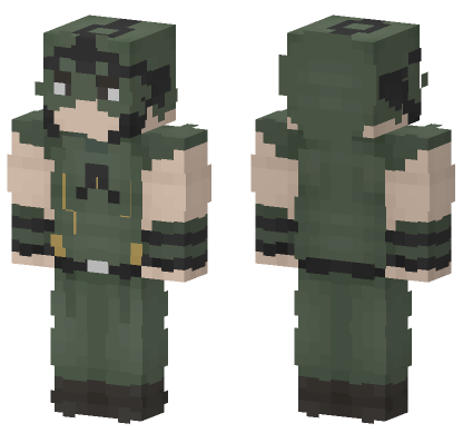 T D K Dceu Green Outfit Minecraft Bedrock skin