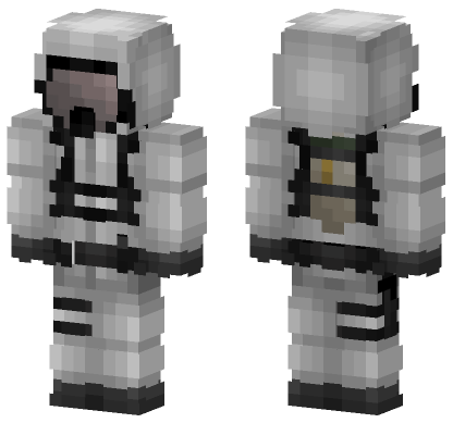 Tactical Hazmat Suit Minecraft Bedrock skin