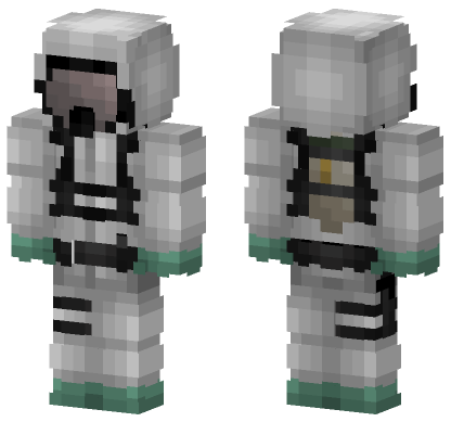 Tactical Hazmat Suit Minecraft Bedrock skin